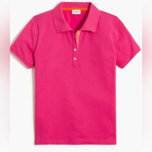 J. Crew Pink Pique Polo Shirt, NWT